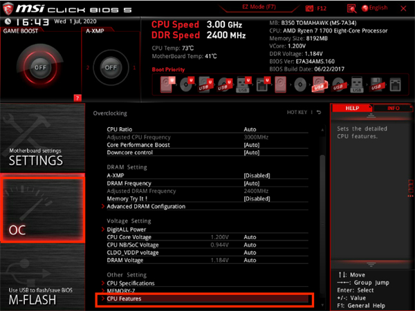 微星(MSI)主板vt开启方法教程