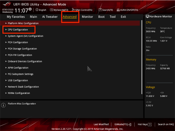 华硕(ASUS)主板开启vt教程教程