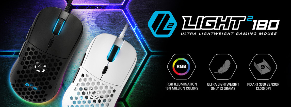 Sharkoon宣布推出Light²180游戏鼠标