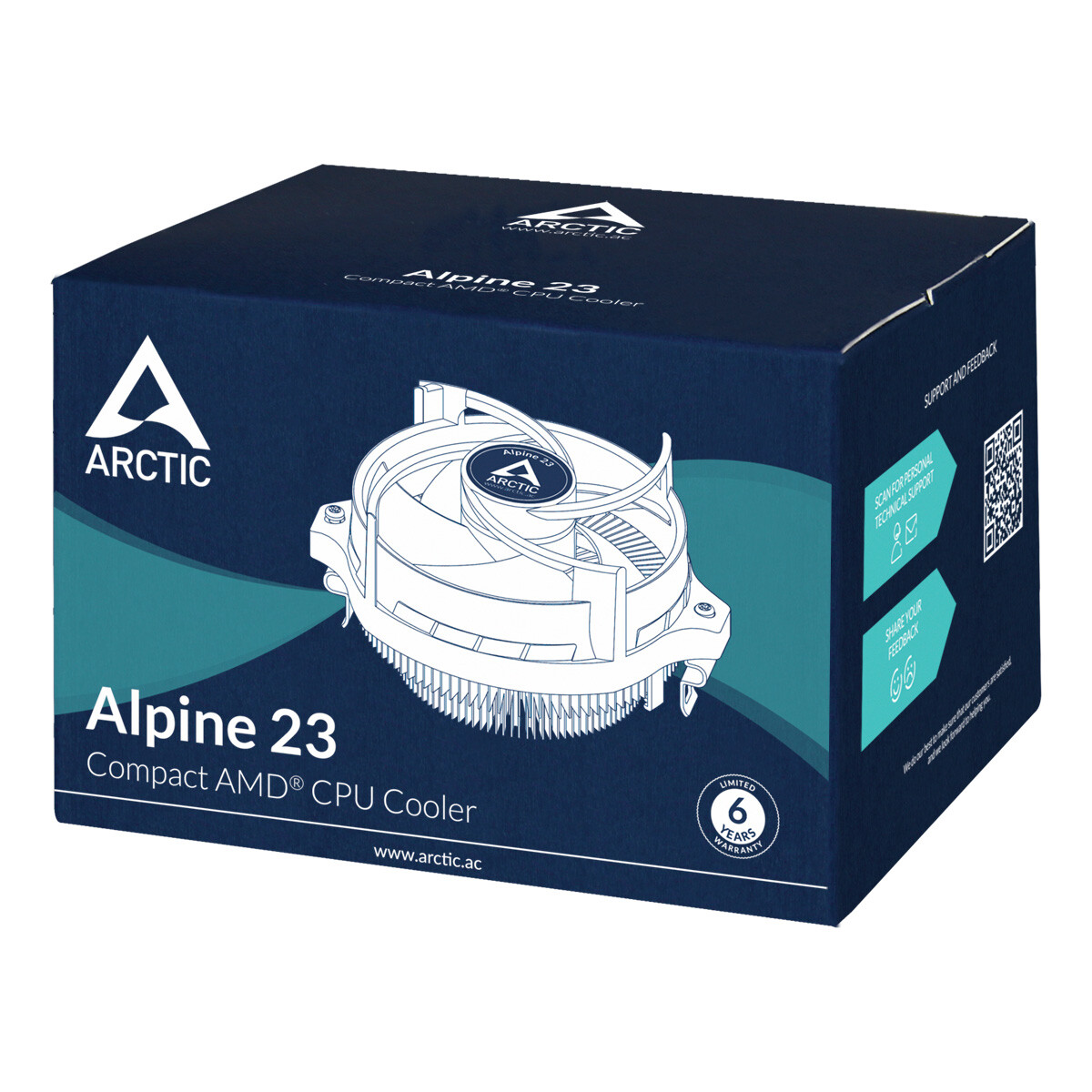 Arctic发布Alpine 23 Socket AM4 CPU散热器