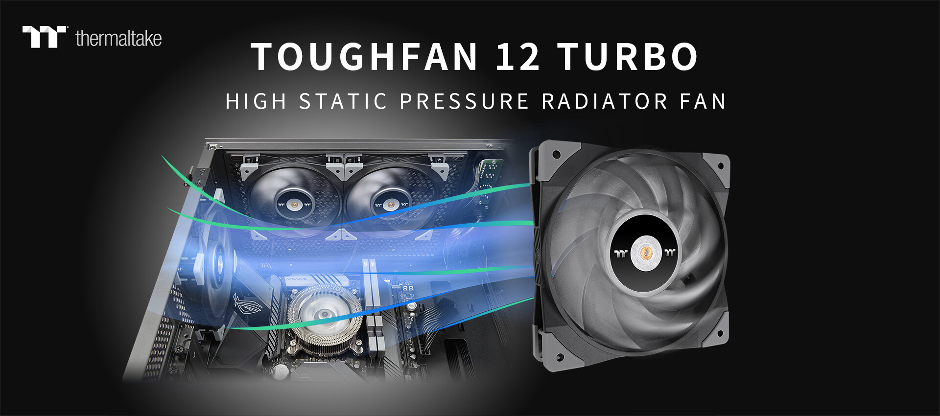 Thermaltake推出TOUGHFAN 12 Turbo高静压散热器风扇