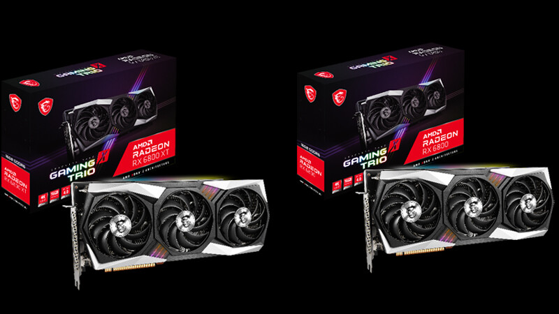 微星发布Radeon RX 6800系列图形卡