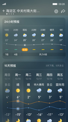 呱呱天气预报软件