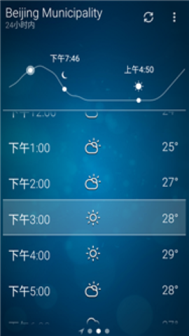 谷歌天气软件