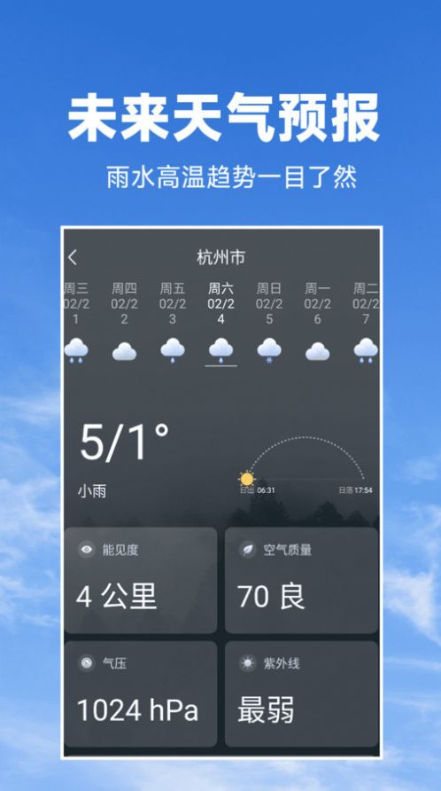 天气预报知软件