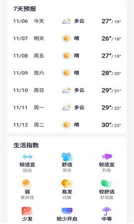 红蛙天气日历软件