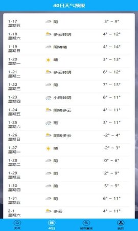 阿布天气软件