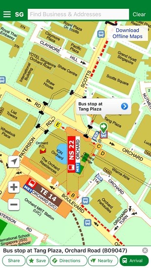 Singapore Map软件
