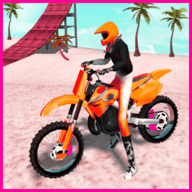超级3D沙滩自行车赛（Super 3D Beach Bike Racing）手游