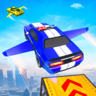 飞行警车特技（Flying Police Car Stunt Game）手游