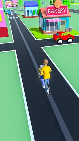 纸张运送自行车冲刺3D 纸张运送自行车冲刺3D