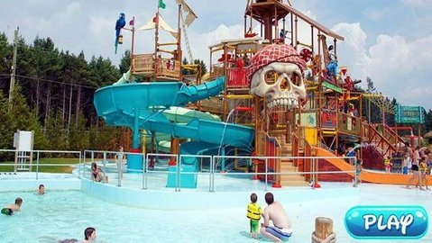 水上公园夏季冒险 水上公园夏季冒险