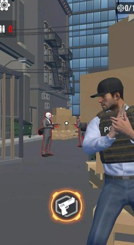 警察追捕枪击手游