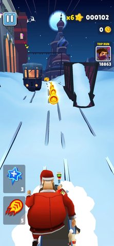 地铁跑酷雪地地图（Subway Surf）手游