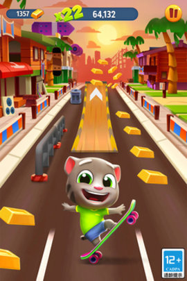 汤姆猫跑酷正版（Talking Tom Gold Run）手游