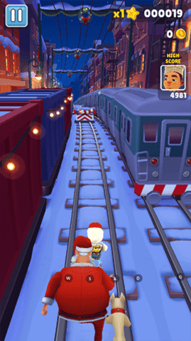 地铁跑酷圣诞版（Subway Surf）手游