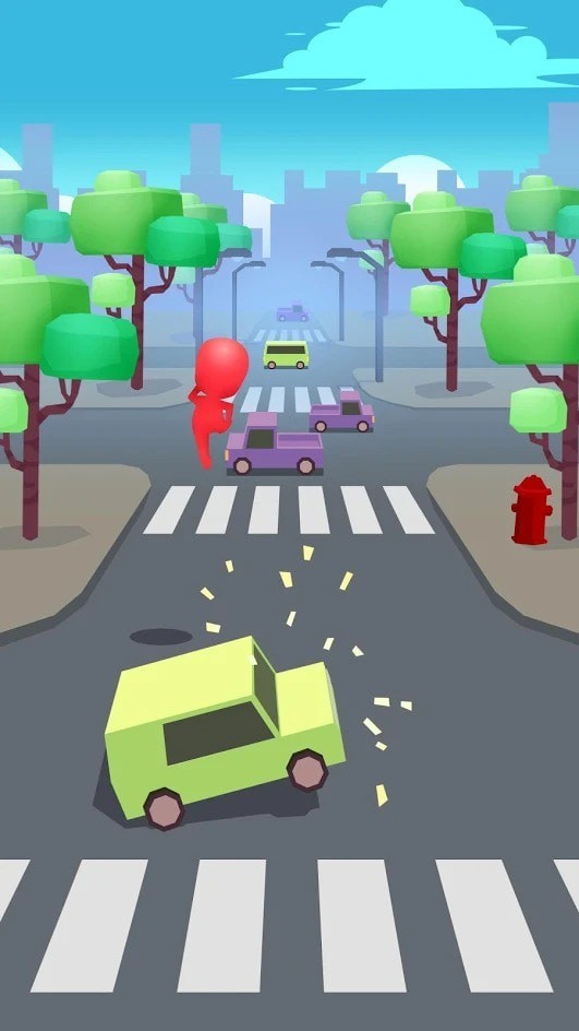 汽车跳跃大坡道特技手游