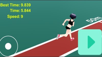女高中生100米短跑手游