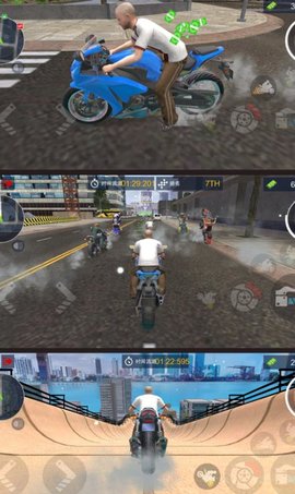 真实驾驶摩托3D手游