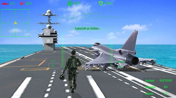 喷气式战机空袭手游