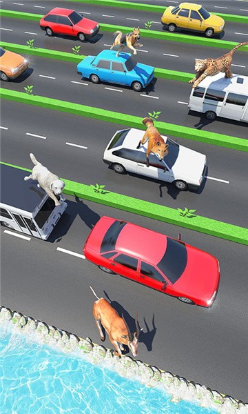 动物公路跳跃手游