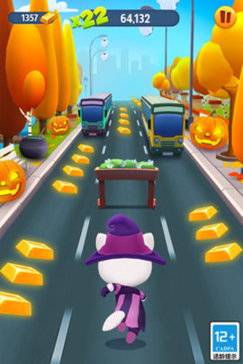 汤姆猫跑酷官方版手游（Talking Tom Gold Run）手游