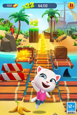 汤姆猫跑酷官方版手游（Talking Tom Gold Run）手游