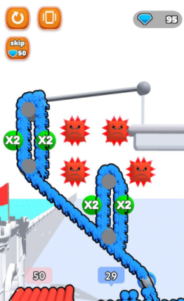 滑索人群战 (Zipline Crowd)手游