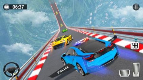 飞行警车特技（Flying Police Car Stunt Game）手游
