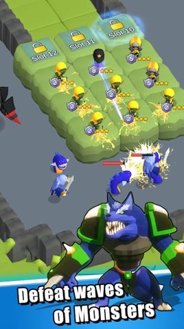 合并防御黑客（Merge Master: Hero Defense）手游