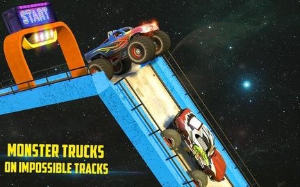 怪物卡车坡道特技（Monster Truck Ramp Stunts）手游