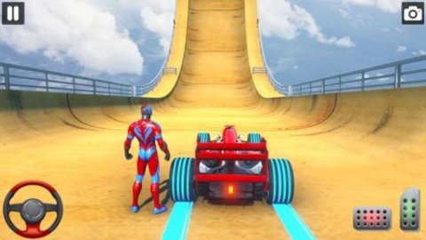 超级英雄方程式赛车特技（Superhero Formula Car Stunt）手游