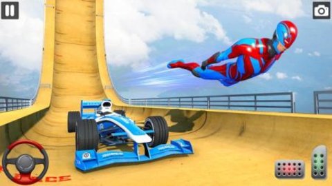超级英雄方程式赛车特技（Superhero Formula Car Stunt）手游